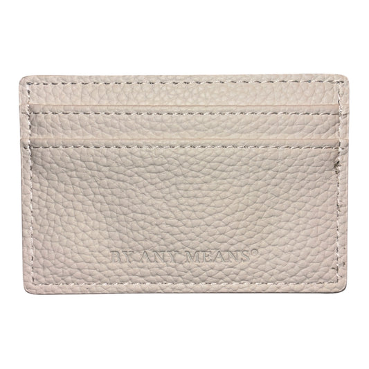 "BY ANY MEANS" cardholder